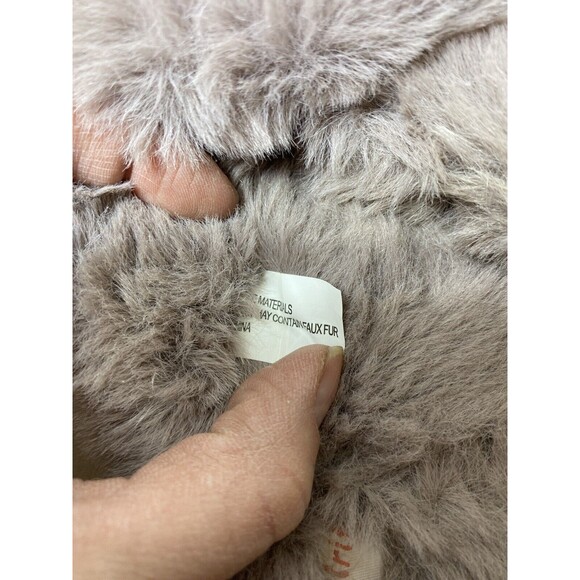 EASY SPIRIT L (8-9) Lavender Purple Faur Fur Slide Slippers EUC Crisscross - Picture 7 of 7